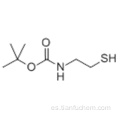 Ácido carbámico, N- (2-mercaptoetil) -, 1,1-dimetiletil éster CAS 67385-09-5